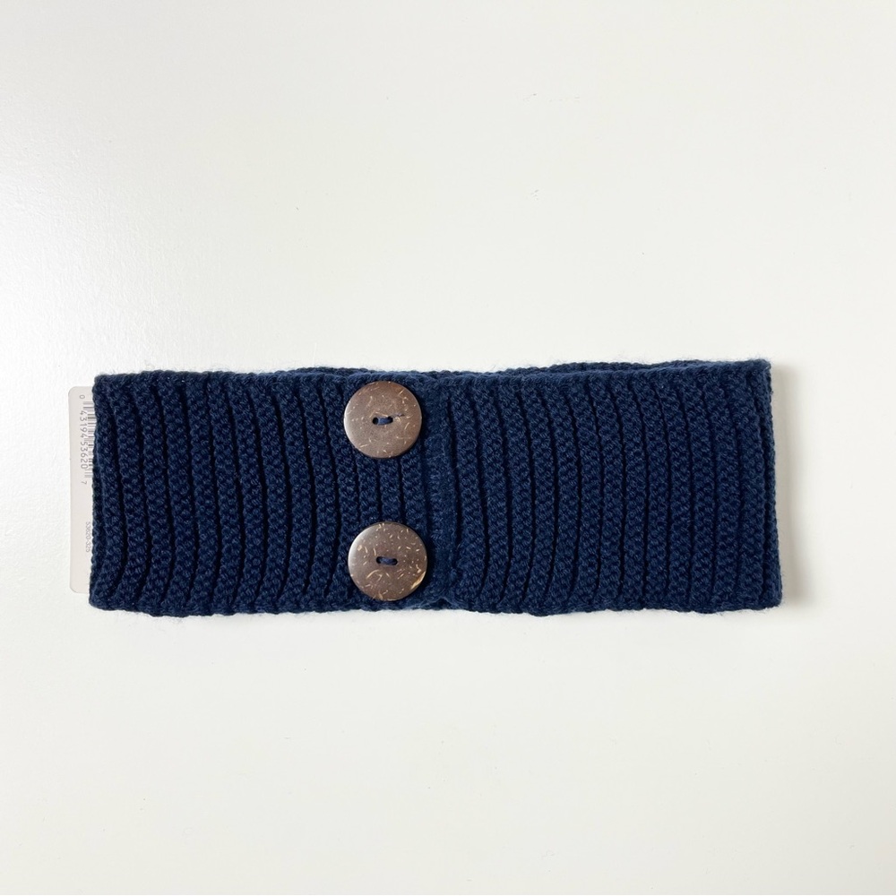 NWT Scunci Knit Headband Navy Limited Edition Winter Skiing Outdoors Warm Cozy